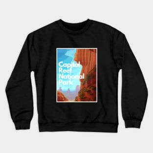 Capitol Reef National Park hike Utah United States Crewneck Sweatshirt